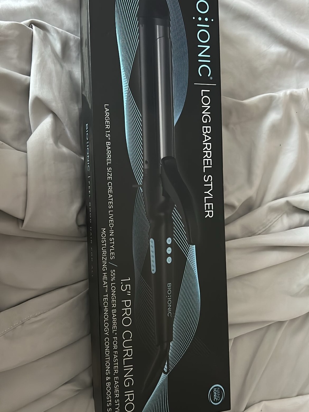 Bio Ionic 1.5" Pro Curling Iron - Black